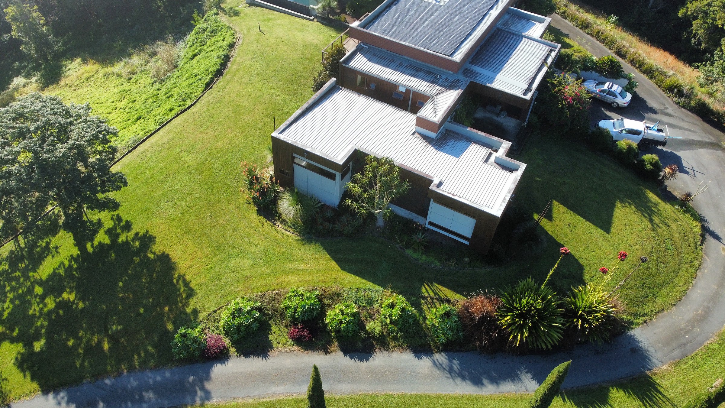 Residencia privada, Mount Warning — vista aérea